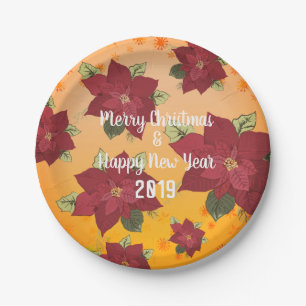 Christmas Party Paper Plates