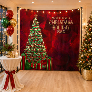 Christmas Party Photo Booth Backdrop