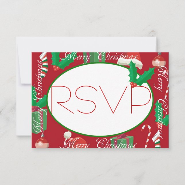 Christmas Party RSVP (Front)