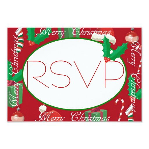 Christmas Party RSVP Card | Zazzle