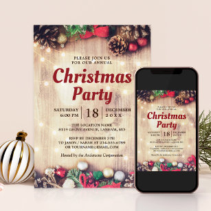 https://rlv.zcache.com/christmas_party_rustic_string_lights_pine_cones_invitation-r_7uo06f_307.jpg