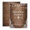Christmas Party | Rustic Wood Twinkle Lights Lace