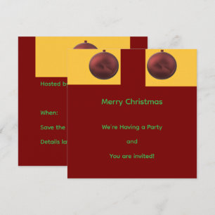 Christmas Party Save the Date