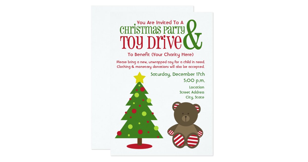 Toy Drive Invitation 9