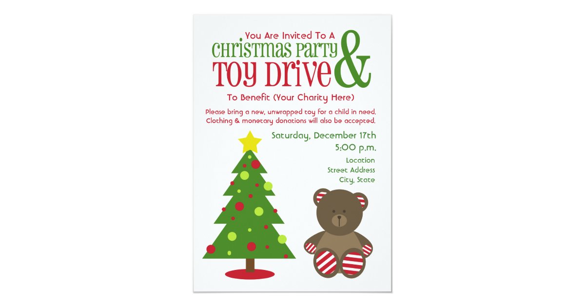 Toy Drive Invitation 4