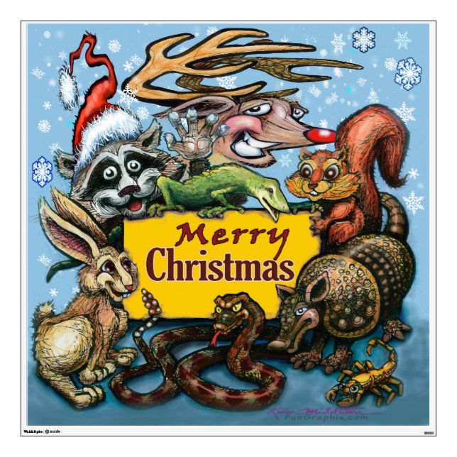 Christmas Party Wall Decal (Front)