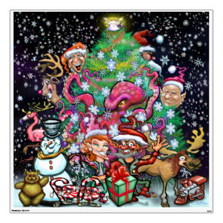 Christmas Party Wall Decal