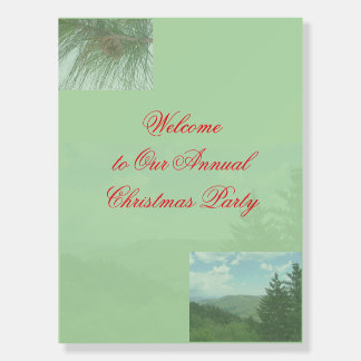 Christmas Party Welcome Sign