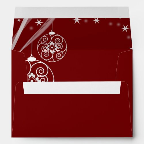 Christmas Party White Ornaments Stars Red Envelope