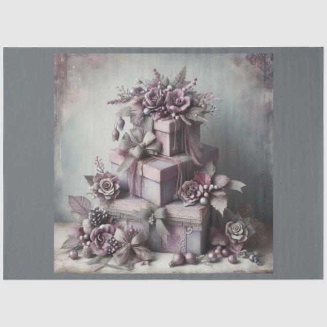 Christmas Past Design Series 2 Tissue Paper (Front)