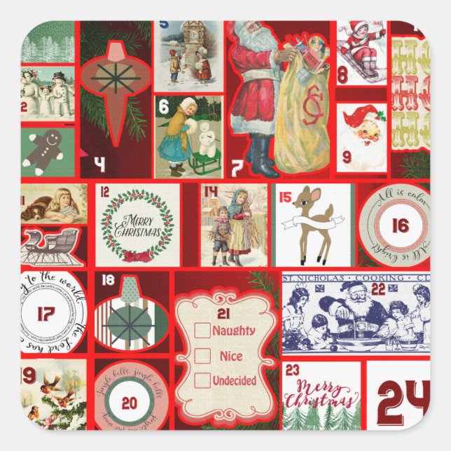 christmas past stickers (Front)