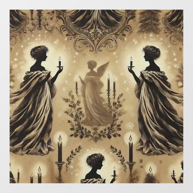 Christmas Past Window Cling (Sheet)