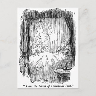 Christmas Past (with text) Holiday Postcard