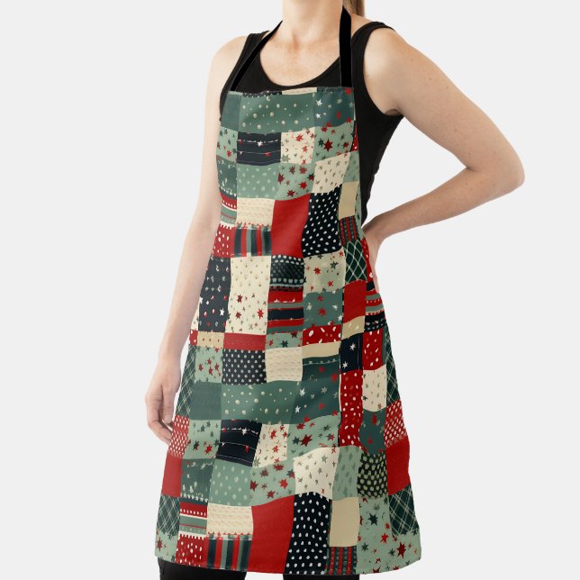 Christmas Patchwork  Apron (Insitu)
