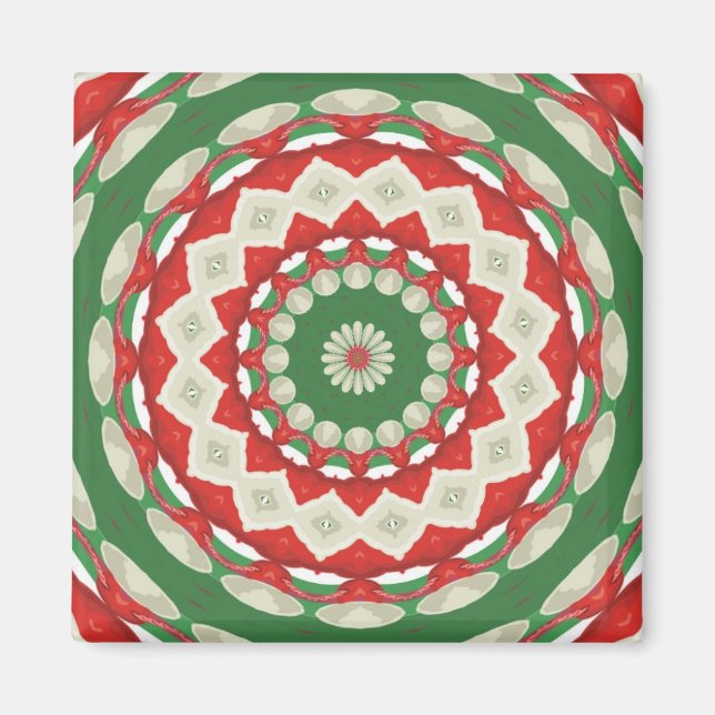 Christmas Patchwork Magnet (Front)