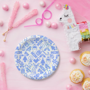 Christmas pattern 07.nbg paper plates