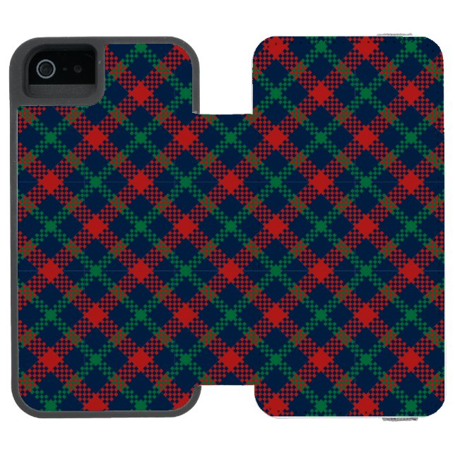 Christmas Pattern 104 Incipio iPhone Wallet Case (Folio Open)