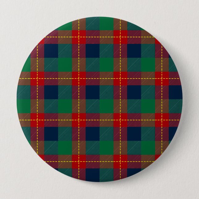 Christmas Pattern 105 Button (Front)