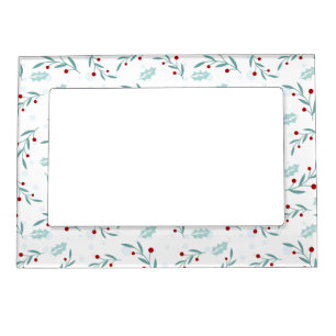 Christmas Pattern 112 Magnetic Frame