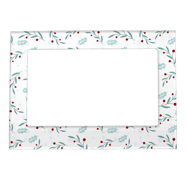 Christmas Pattern 112 Magnetic Frame (Front)