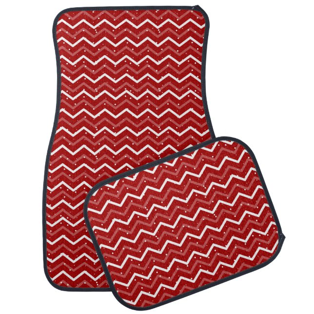 Christmas Pattern 113 Car Floor Mat (Set)