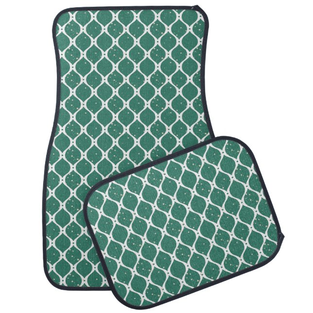 Christmas Pattern 119 Car Floor Mat (Set)