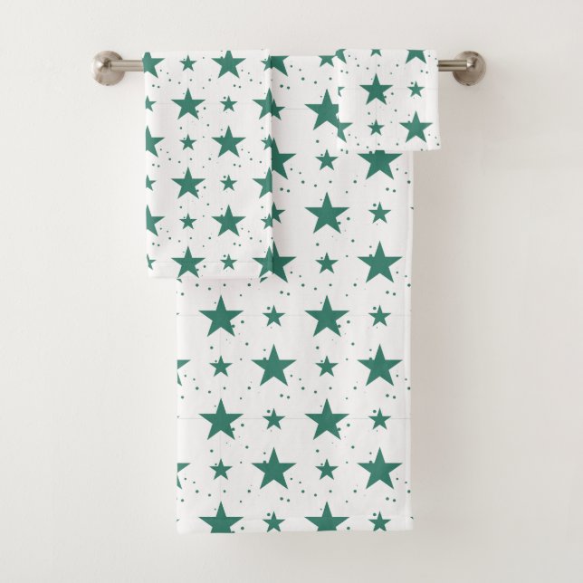 Christmas Pattern 123 Bath Towel Set (Insitu)