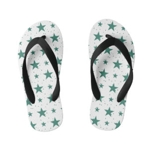 Christmas Pattern 123 Kid's Flip Flops