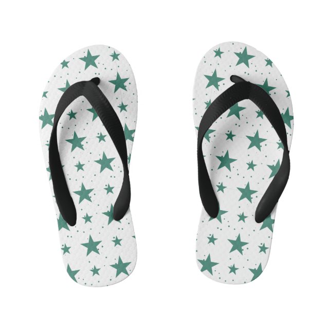 Christmas Pattern 123 Kid's Flip Flops (Footbed)