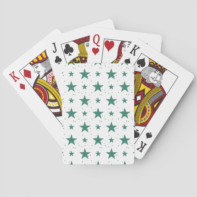 Christmas Pattern 123 Poker Cards (Back)