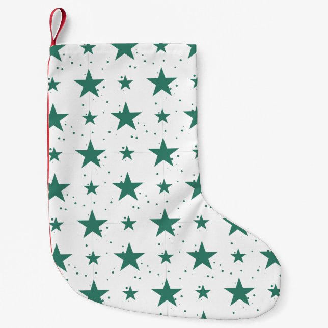 Christmas Pattern 123 Small Christmas Stocking (Front)