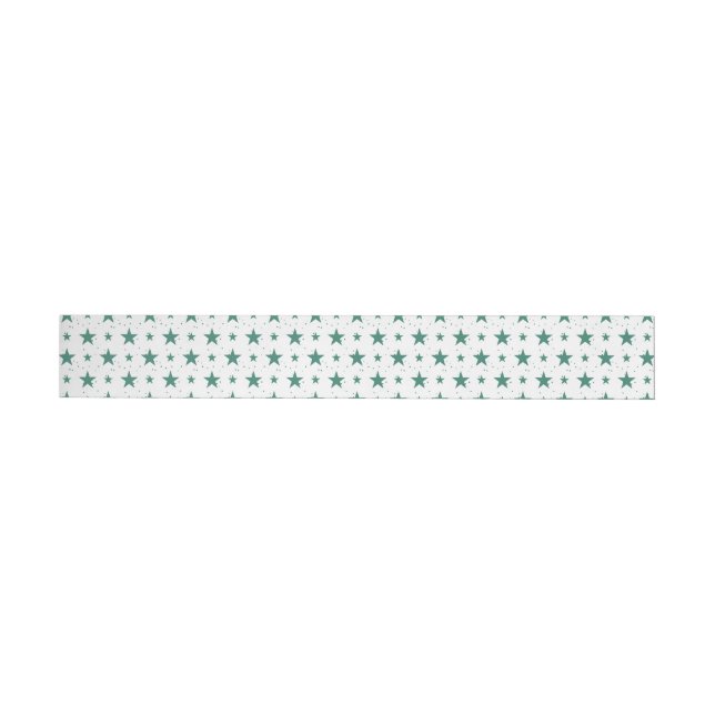 Christmas Pattern 123 Wrap Around Address Label (Individual)