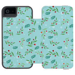 Christmas Pattern 126 iPhone SE/5/5s Wallet Case