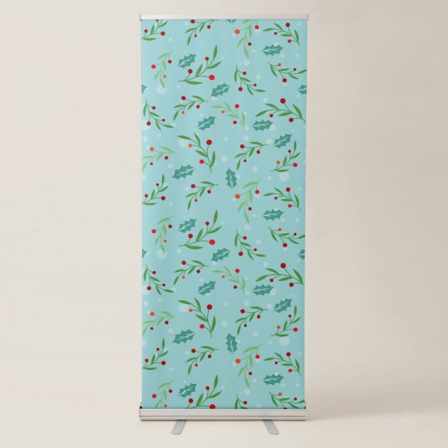 Christmas Pattern 126 Retractable Banner (Front)