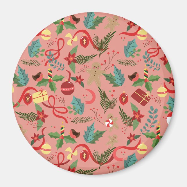 Christmas Pattern 2 Magnet (Front)