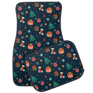 Christmas Pattern 96 Car Floor Mat