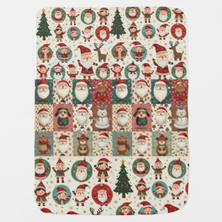 Christmas pattern baby blanket