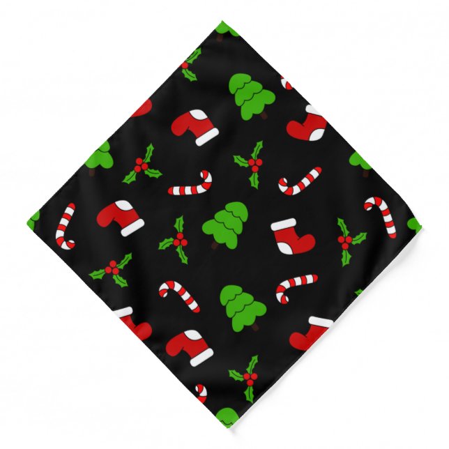Christmas Pattern Bandana (Front)