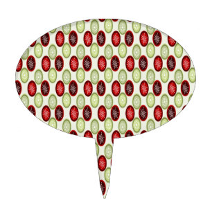 Christmas Pattern Cake Topper