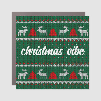 christmas pattern car magnet for christmas eve