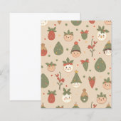 Christmas Pattern Card (Front/Back)