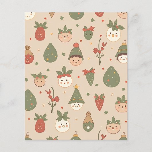 Christmas Pattern Card (Front)