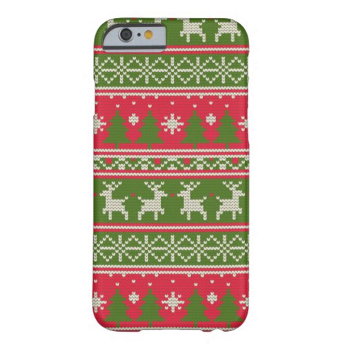 Christmas Pattern Barely There iPhone 6 Case