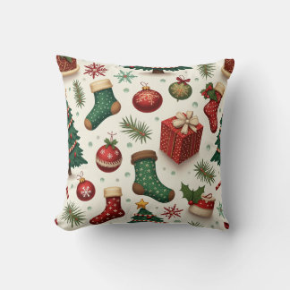 christmas pattern cushion