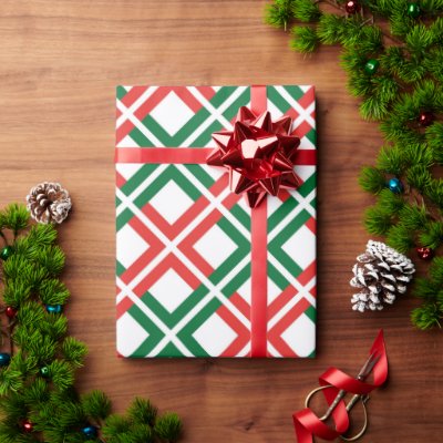 Christmas Pattern Illustration Wrapping Paper