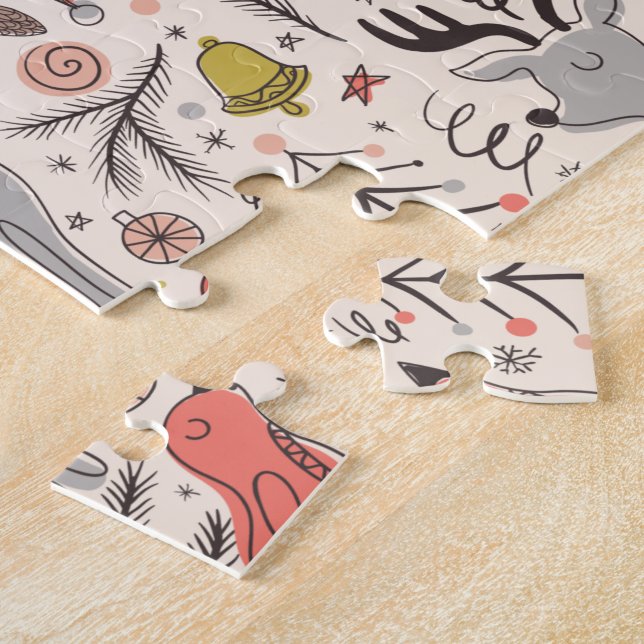 Christmas pattern  jigsaw puzzle (Side)