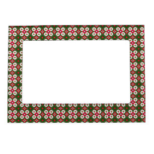 Christmas Pattern  Magnetic Frame