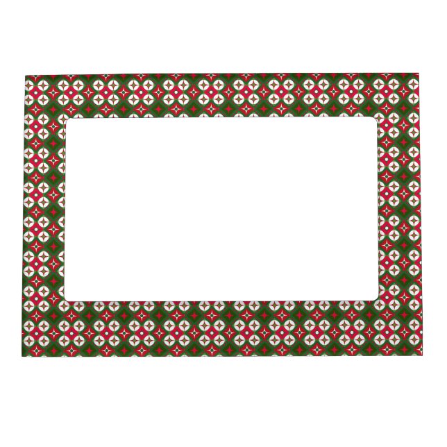Christmas Pattern  Magnetic Frame (Front)