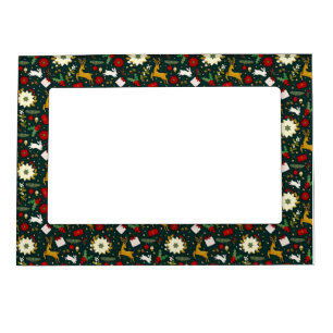 Christmas pattern    magnetic frame