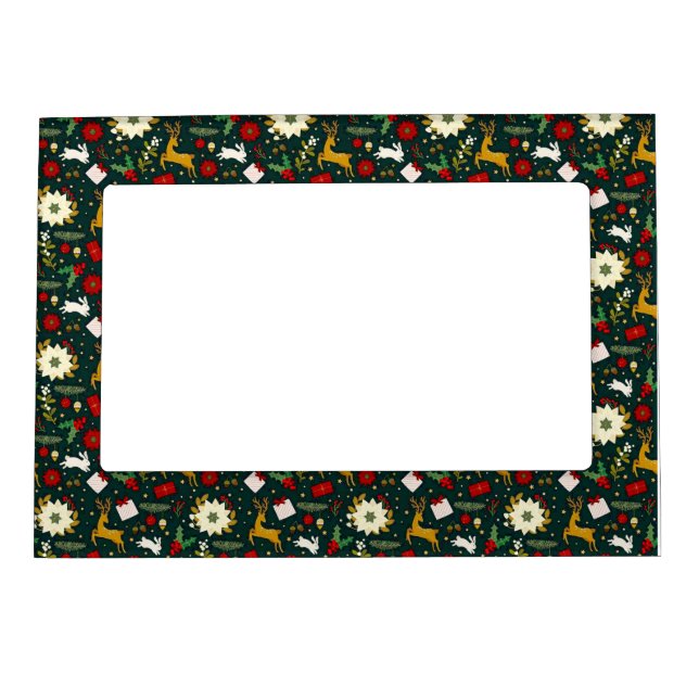 Christmas pattern    magnetic frame (Front)
